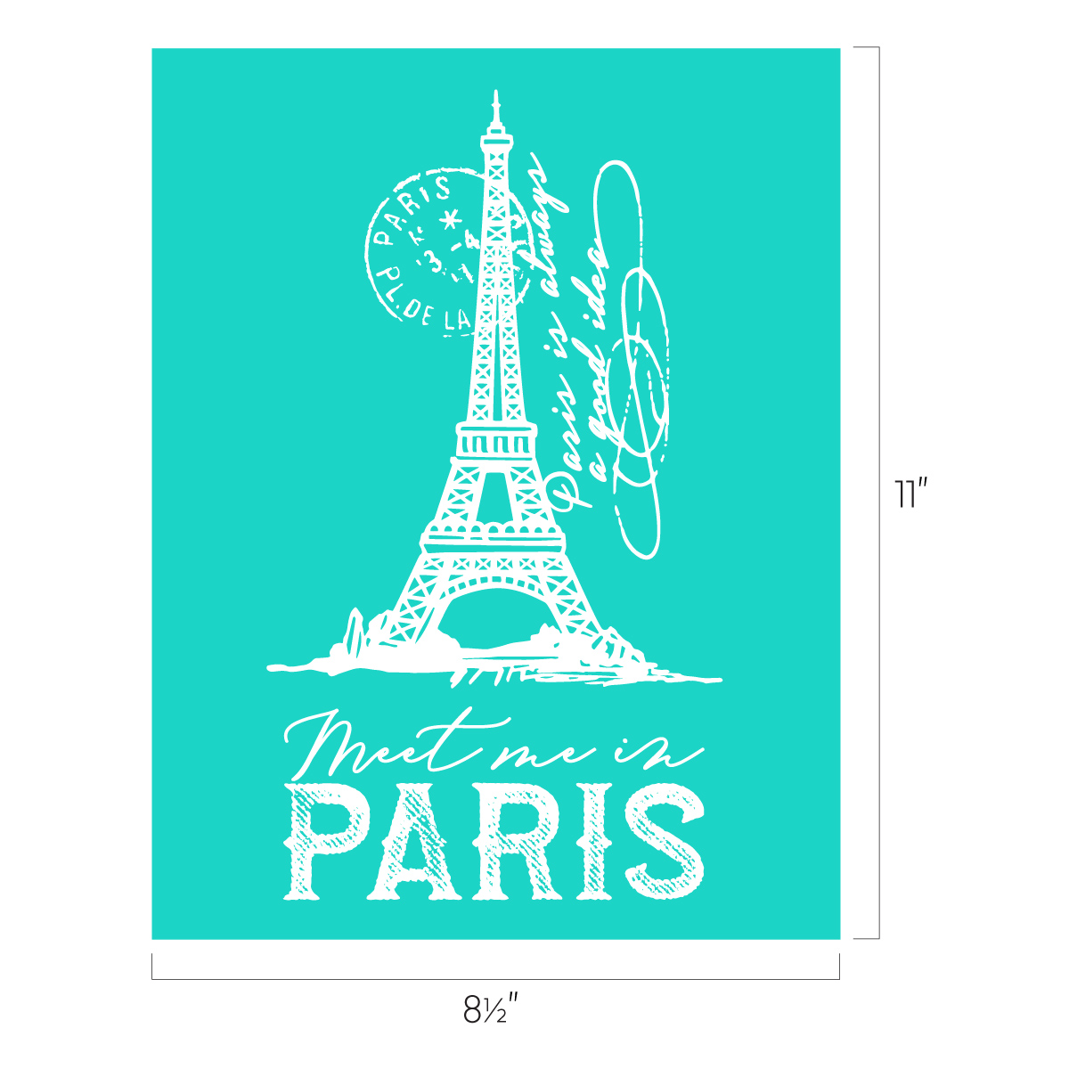 Meet Me in Paris Chalk Couture